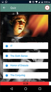 Guess the Horror Movie Trivia Quiz游戲截圖1