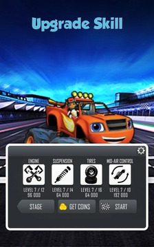 Hill Racing Blaze Monster Machines游戲截圖2