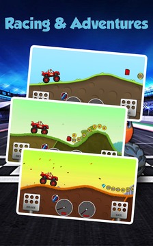 Hill Racing Blaze Monster Machines游戲截圖1