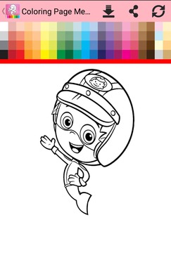 Coloring Page Mermaid Guppie游戲截圖2