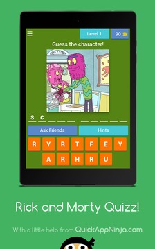 Rick and Morty Quiz 2018游戲截圖4