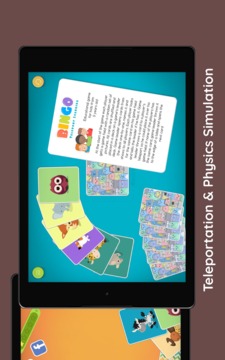 Teleport Learning - Bingo! cards game for kids游戲截圖1