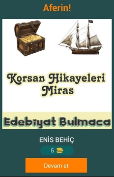 Edebiyat Eser Bulmaca游戲截圖1