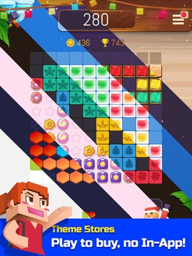 Blocksome: Block Puzzle Classic Mania游戲截圖2