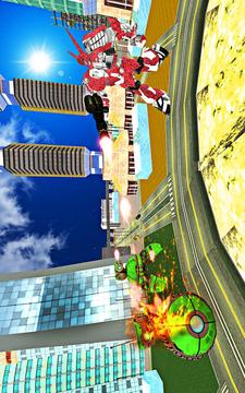 Flying Car Robot Futuristic Transform Car War游戲截圖3