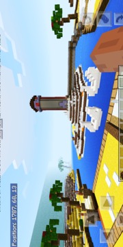 色彩世界。冬季版。 MCPE地圖游戲截圖2