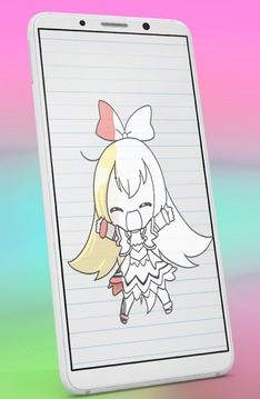 Glitterr Doki forces Drawing Book游戲截圖2
