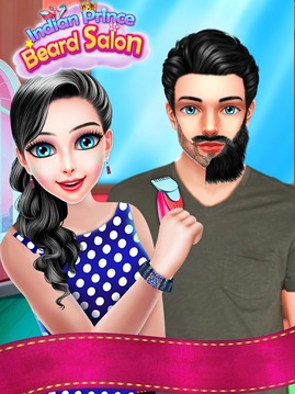 Indian Prince Beard Salon - Indian Games游戲截圖3