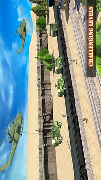 Army Train Driving 3D - Cargo Transport Sim游戲截圖5