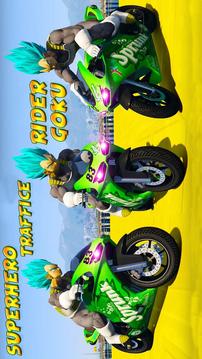 Superheroes Traffic Line Rider游戲截圖2