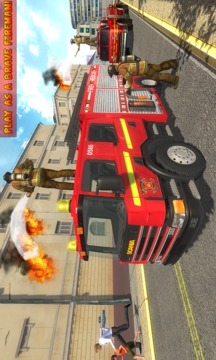 American FireFighter City Rescue 2018游戲截圖2