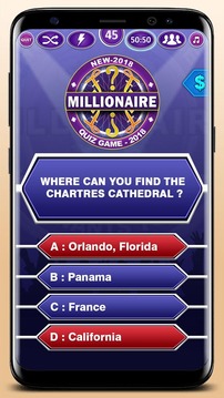 Millionaire 2018 Quiz - Who Wants to Be a Rich?游戲截圖4