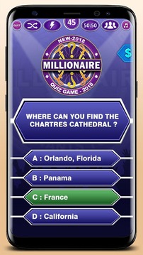 Millionaire 2018 Quiz - Who Wants to Be a Rich?游戲截圖3