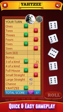 Yahtzee Dice Game游戲截圖3