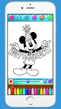 Mickey Coloring Books游戲截圖2