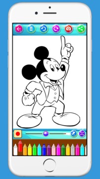 Mickey Coloring Books游戲截圖1