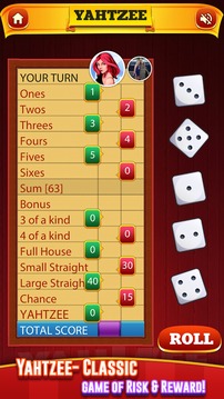 Yahtzee Dice Game游戲截圖4