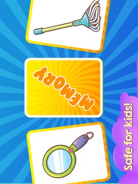 Cleaning - Memory Game for kids游戲截圖2