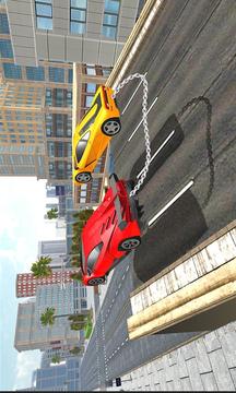 Impossible Chained Cars Match游戲截圖1