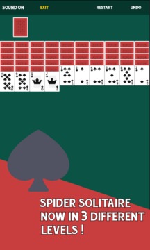 Spider Solitaire Free Card Game游戏截图3
