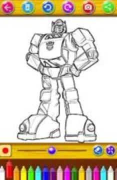 Robot Transform Coloring Pages games free游戲截圖4