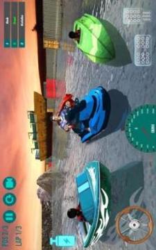 Superhero Speed Boat Racing: 3D Mega Ramp Stunts游戲截圖1