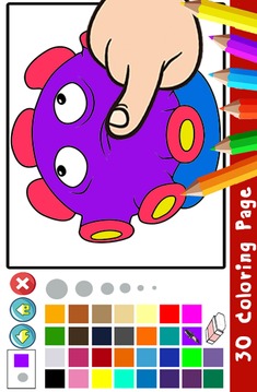 Painting Game Zombie Plant Cartoon Free游戲截圖3