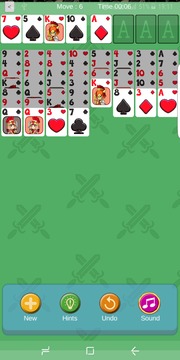 Freecell Solitaire 2018游戲截圖1