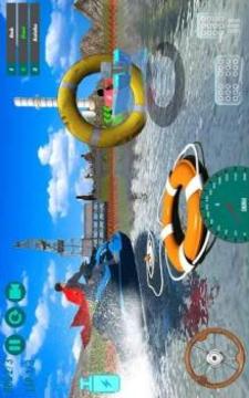 Superhero Speed Boat Racing: 3D Mega Ramp Stunts游戲截圖2