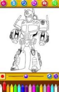 Robot Transform Coloring Pages games free游戲截圖1