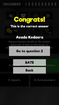 Quiz for Harry Potter Spells游戲截圖3