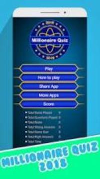 Millionaire Quiz 2018游戲截圖5
