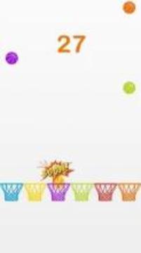 Droppy Ballz : Free Drop Catcher Color Game游戲截圖1