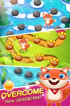Bubble Shooter: Fox Rescue游戲截圖4