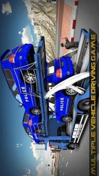 Cruiser Police Transport Game游戲截圖4