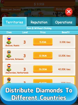 Diamond Tycoon - Idle Clicker & Tap Inc Game Free游戲截圖4