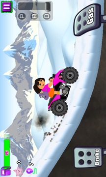 Little Dora Atv Hill Race - mountain climbing game游戲截圖2