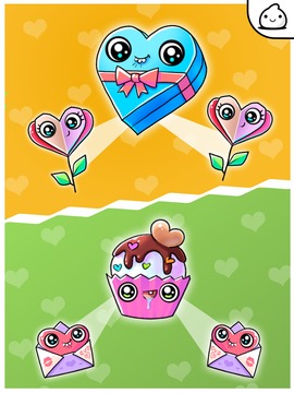 Valentines Day Evolution Idle Cute Kawaii Clicker游戏截图2