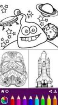 Super Robot Coloring Book - Sci Fi游戲截圖1