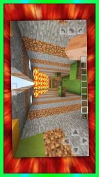 New Exciting Lava Run. Map for MCPE游戲截圖1