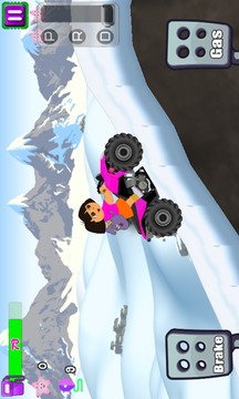 Little Dora Atv Hill Race - mountain climbing game游戲截圖3