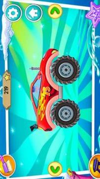 McQueen Car Wash - Gas Station Parking游戲截圖5