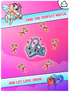 Valentines Day Evolution Idle Cute Kawaii Clicker游戏截图1