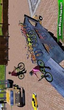 Bicycle Transport Truck Simulator 3D游戏截图3