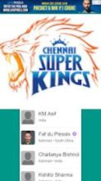 CSK Playing in 11 Players and Fixture/Matches游戲截圖2