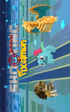 Shooting Pixelmon Survival游戲截圖1