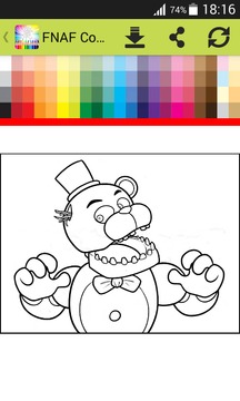 Coloring Book Five Nights游戲截圖4