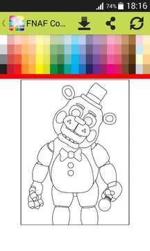 Coloring Book Five Nights游戲截圖5