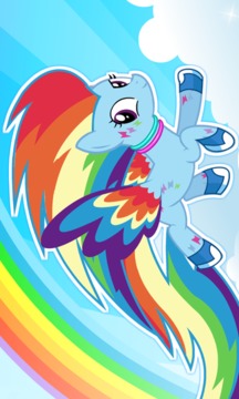 My Rainbow Dash Dress Up游戲截圖1