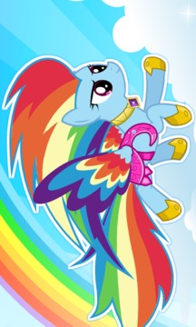 My Rainbow Dash Dress Up游戲截圖2